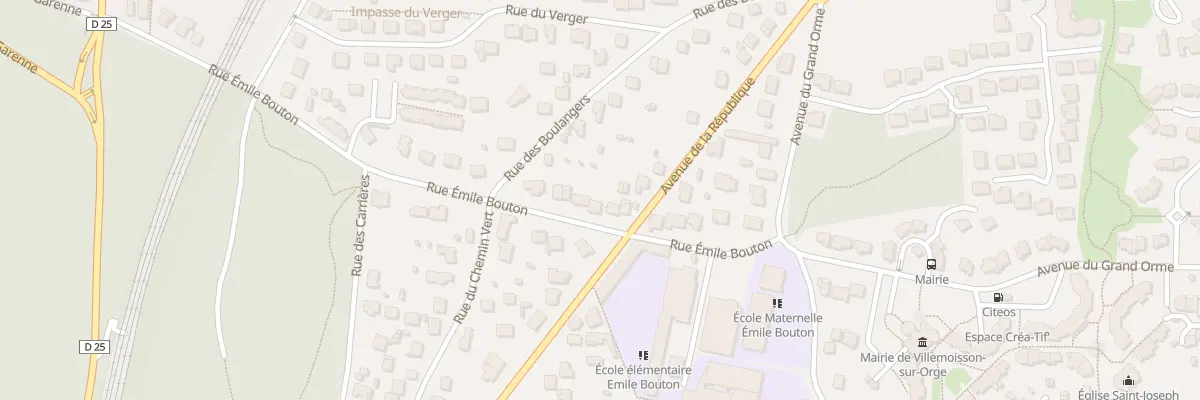 Plan du 31 Rue Emile Bouton à Villemoisson-sur-Orge