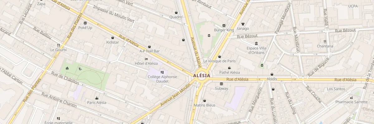 Plan du 230 Av du Maine à Paris 14e Arrondissement