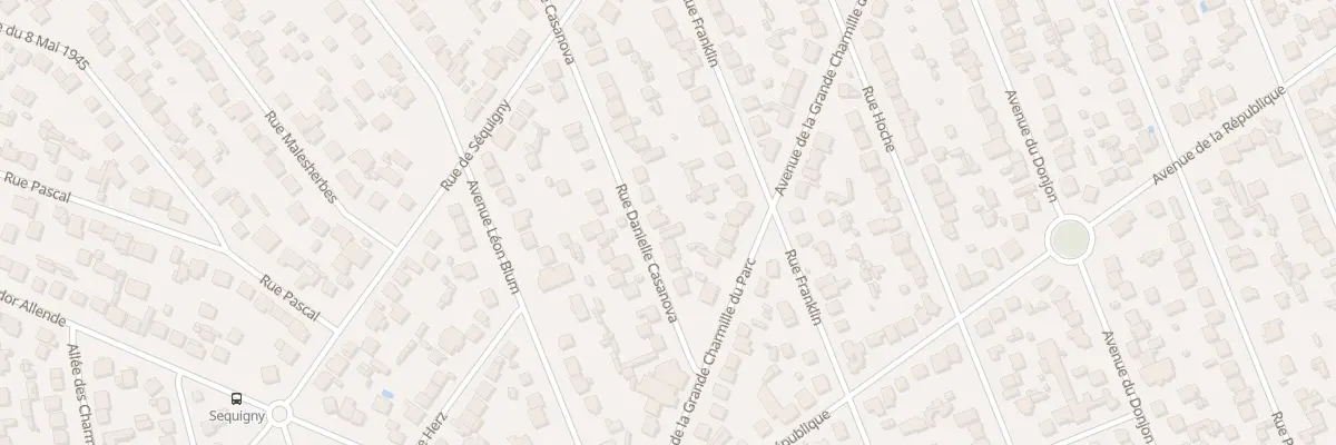 Plan du 85 Rue Daniele Casanova à Sainte-Geneviève-des-Bois