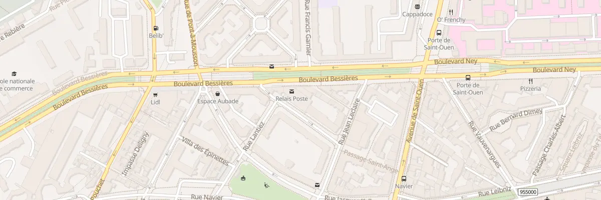 Plan du 12 Rue du Général Henrys à Paris 17e Arrondissement