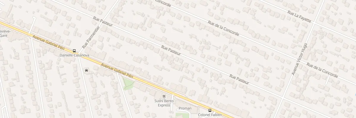 Plan du 96 Rue Pasteur à Sainte-Geneviève-des-Bois