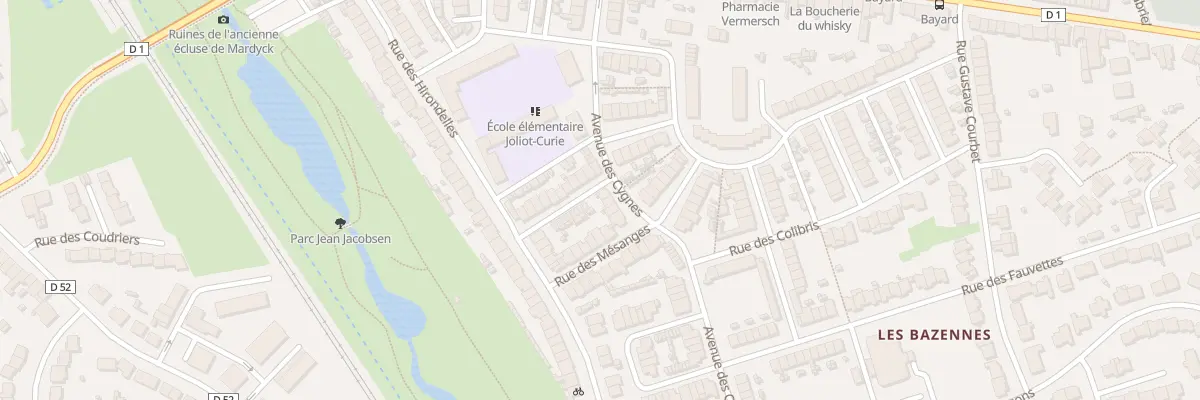Plan du 21 Rue des Cygnes Saint Pol à Dunkerque