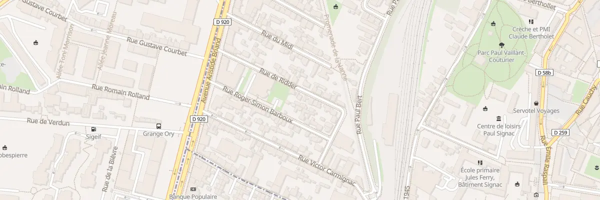 Plan du 17 Rue du Ridder à Arcueil