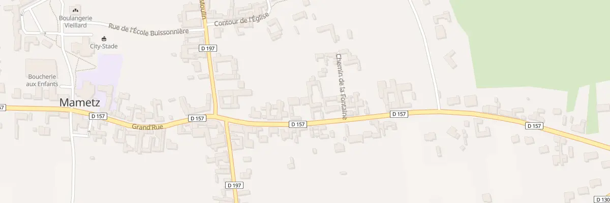 Plan du 692 Rue Principale à Mametz
