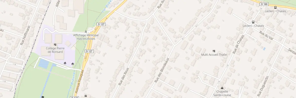 Plan du 13 Rue des Roux à L’Haÿ-les-Roses