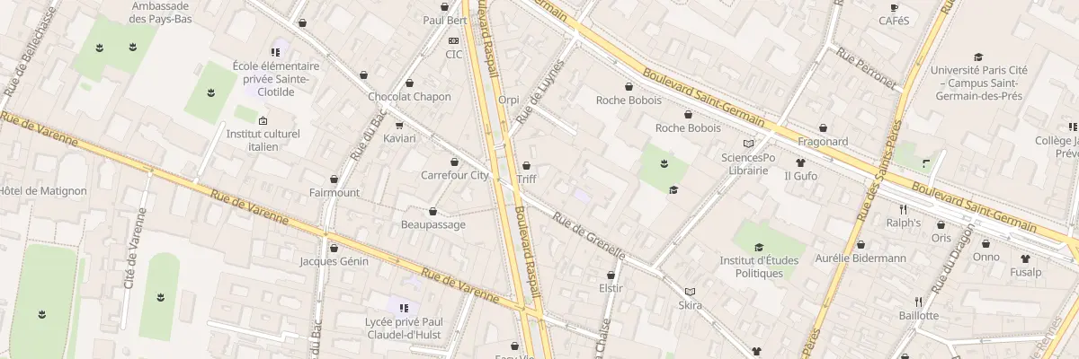 Plan du 48 Rue de Grenelle à Paris 7e Arrondissement