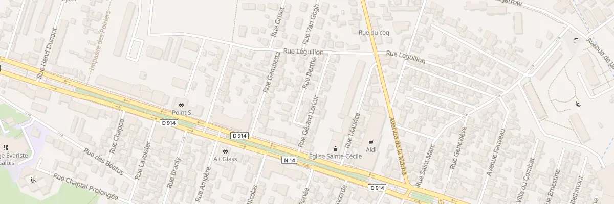 Plan du 7 Rue Gérard Lenoir à Épinay-sur-Seine