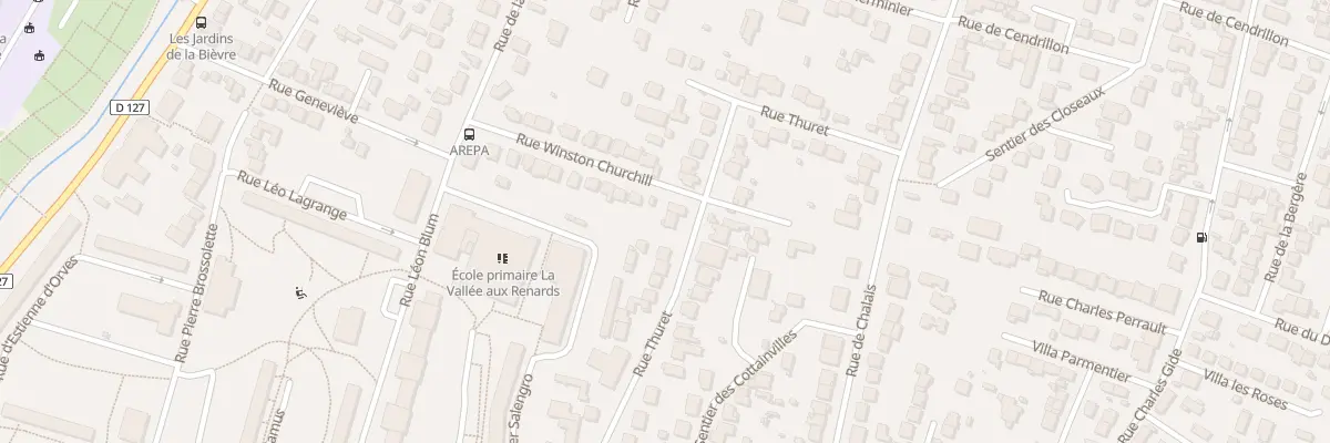 Plan du 34 Rue Thuret à L’Haÿ-les-Roses
