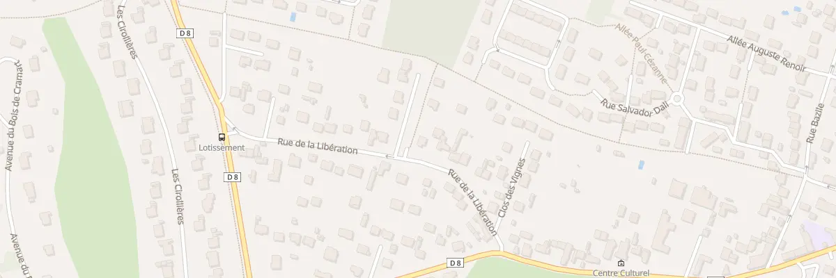 Plan du 68B Rue de la Libération à Saint-Vrain