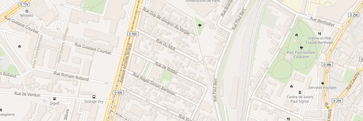 Plan du 24 Rue du Midi à Arcueil