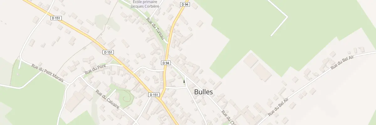 Plan du 20 Rue du Château à Bulles