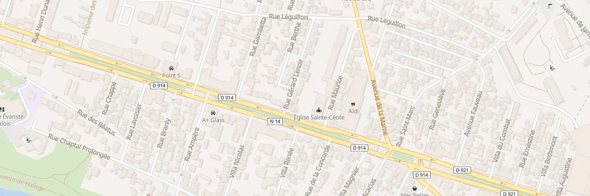 Plan du 2 Rue Gérard Lenoir à Épinay-sur-Seine