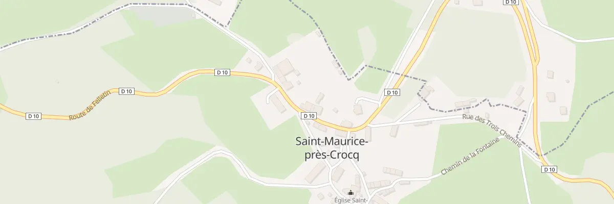 Plan du 5063 Le Bourg à Saint-Maurice-près-Crocq