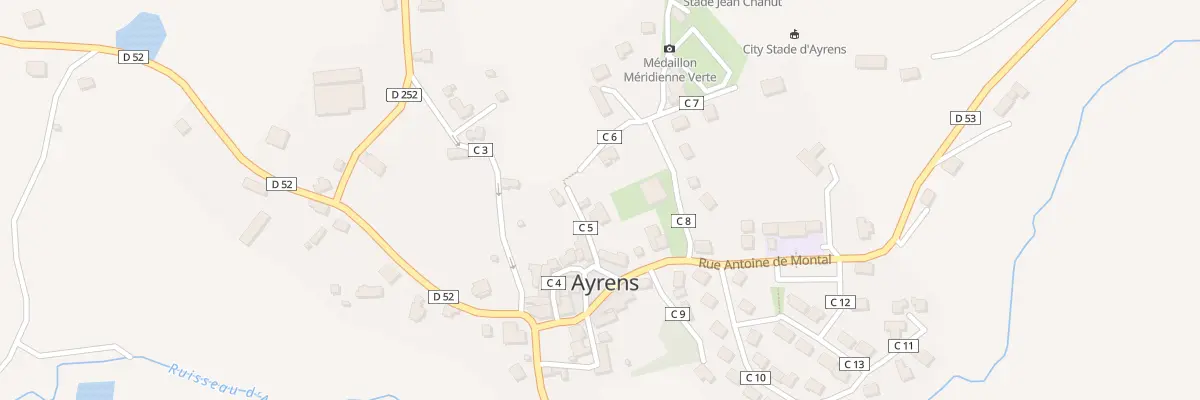 Plan du 5185 Le Bourg à Ayrens