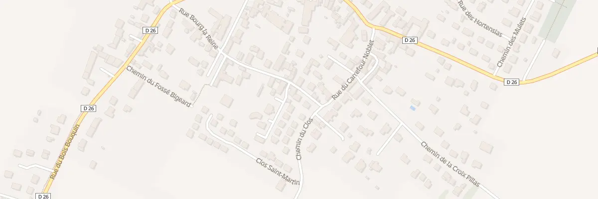 Plan du 14 Rue Bourg la Reine à Leudeville