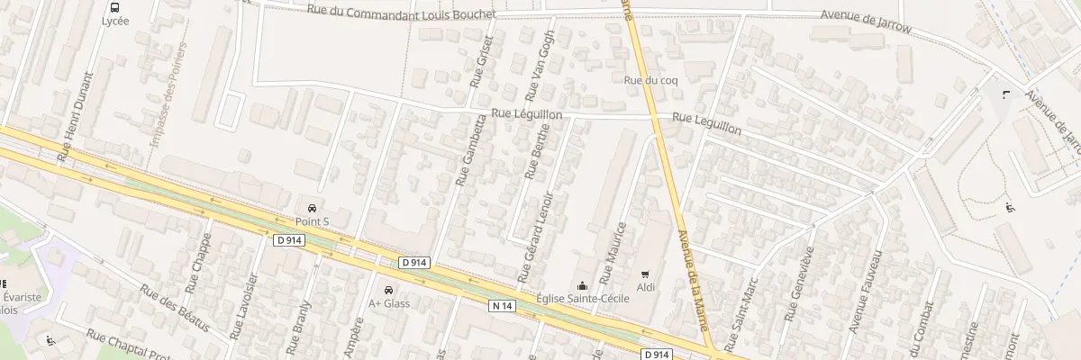 Plan du 11 Rue Gérard Lenoir à Épinay-sur-Seine