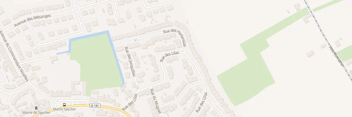 Plan du 26 Rue des Lilas à Spycker