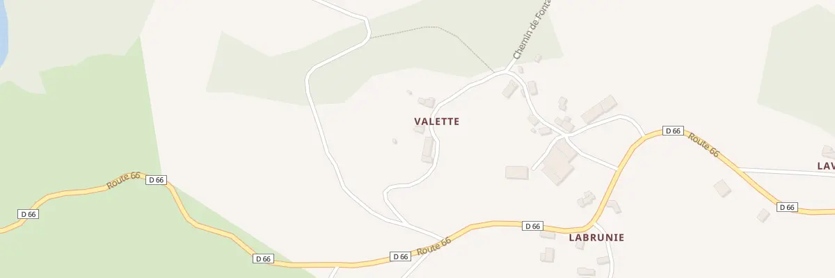 Plan du 5075 Valette à Vitrac