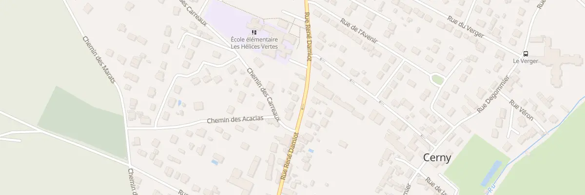 Plan du 15 Rue René Damiot à Cerny