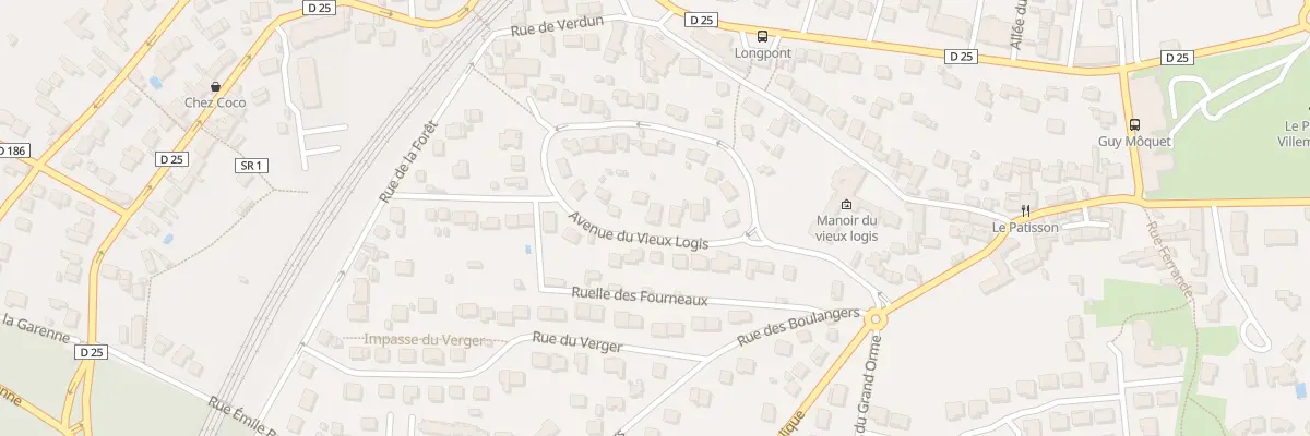 Plan du 33 Av du Vieux Logis à Villemoisson-sur-Orge