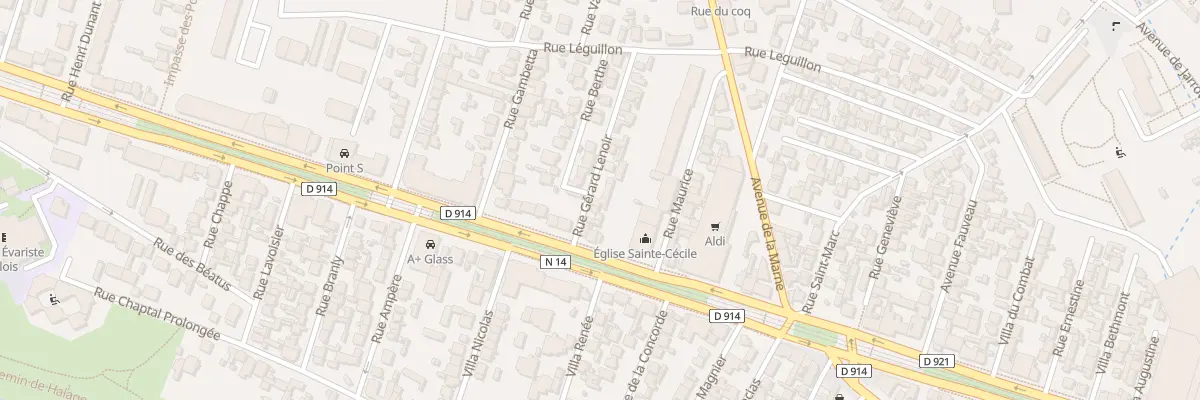 Plan du 4 Rue Gérard Lenoir à Épinay-sur-Seine