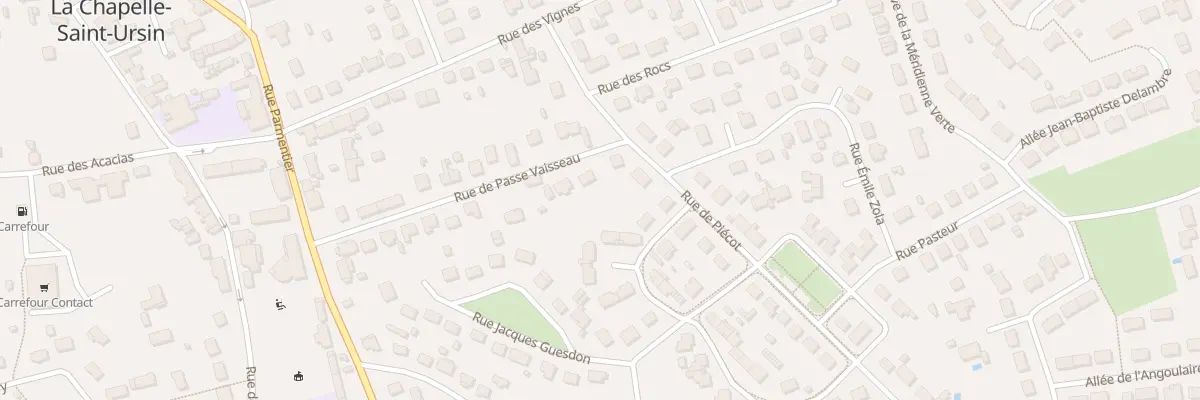 Plan du 24 Rue de Passe Vaisseau à La Chapelle-Saint-Ursin