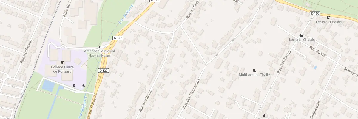 Plan du 7 Rue des Roux à L’Haÿ-les-Roses