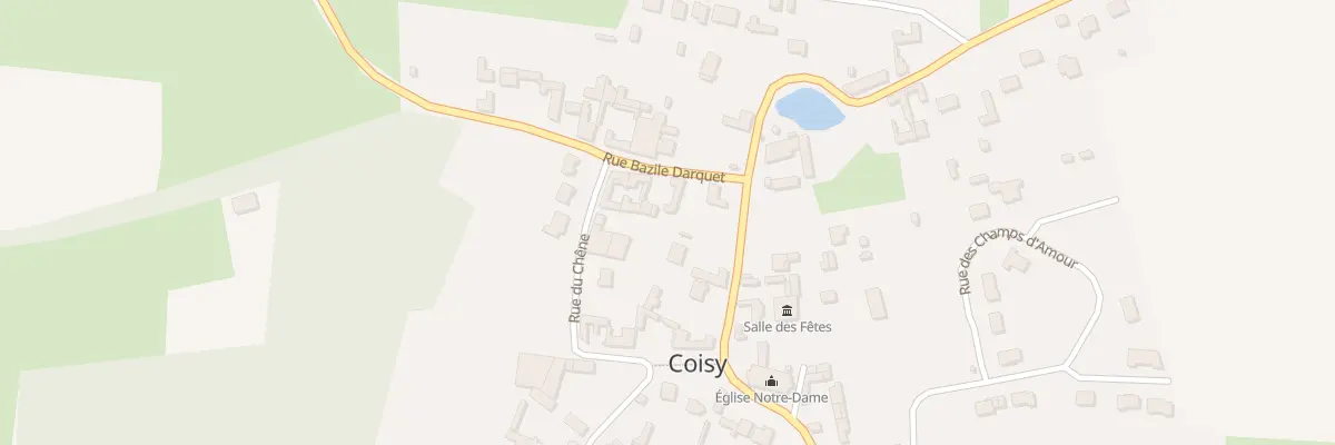 Plan du 1 Rue Bazile Darquet à Coisy