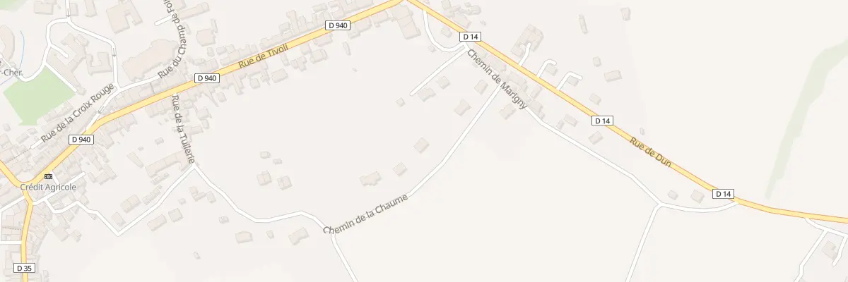 Plan du 17 Che de la Chaume à Châteauneuf-sur-Cher