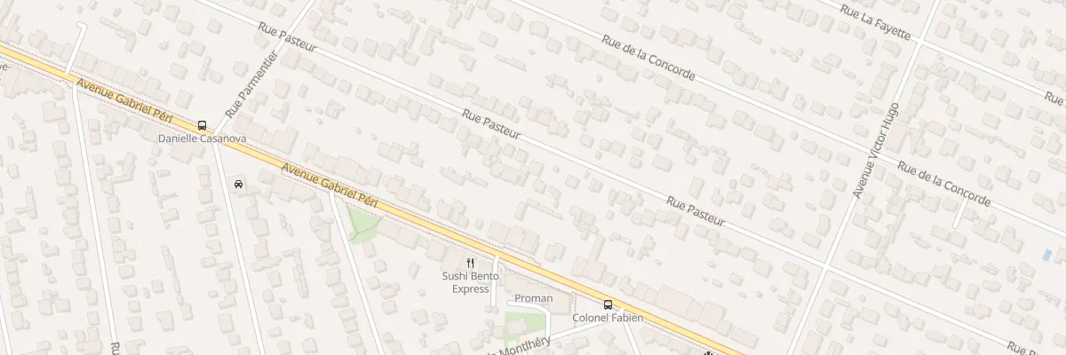 Plan du 100 Rue Pasteur à Sainte-Geneviève-des-Bois