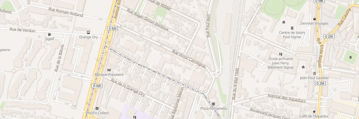 Plan du 15B Rue Victor Carmignac à Arcueil