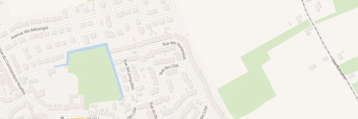 Plan du 1 Rue des Hortensias à Spycker