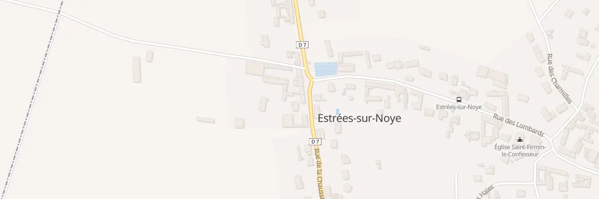 Plan du 27 Rue de la Chaussée à Estrées-sur-Noye