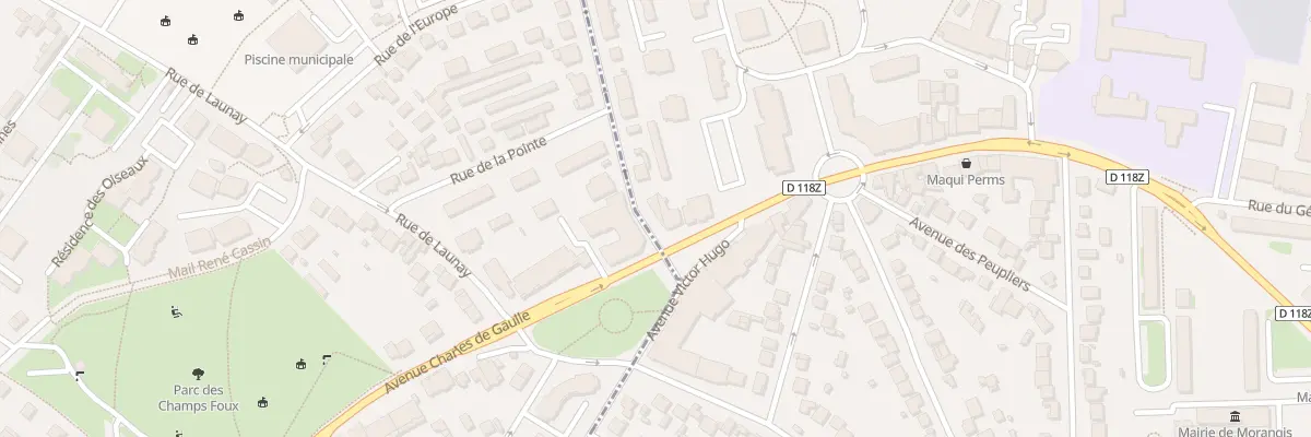 Plan du 2 Rue des Edouets à Morangis