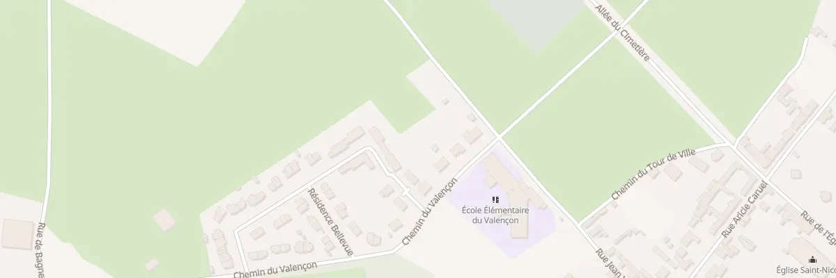 Plan du 46 Che du Valencon à Beauval