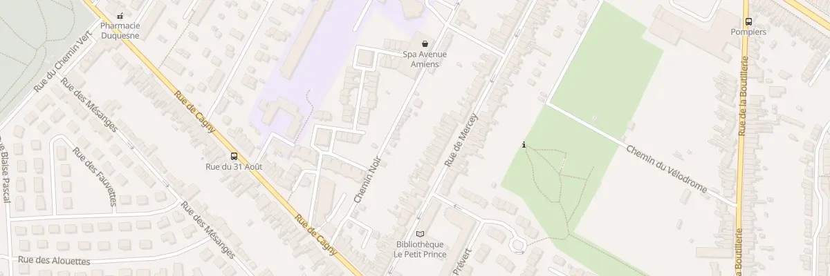 Plan du 136 Rue De Mercey à Amiens