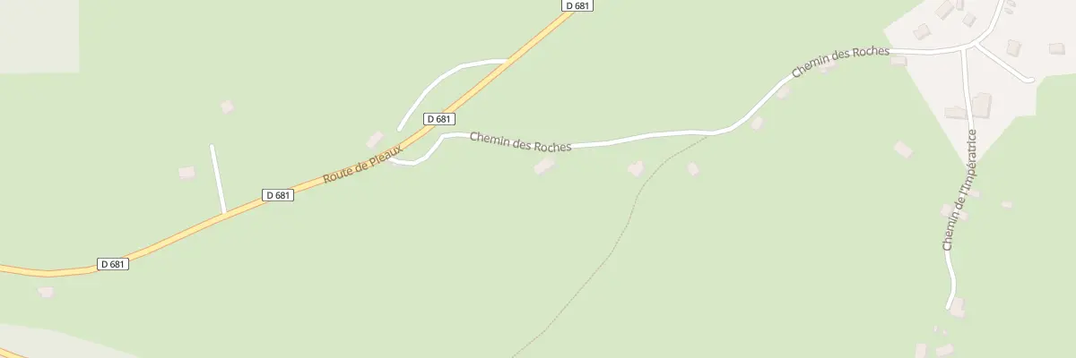 Plan du 749 Chem des Roches à Mauriac