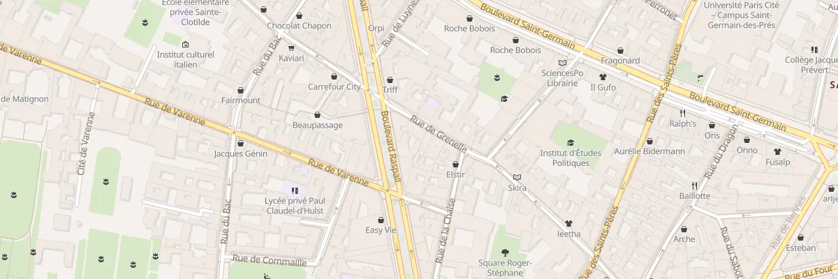 Plan du 39 Rue de Grenelle à Paris 7e Arrondissement