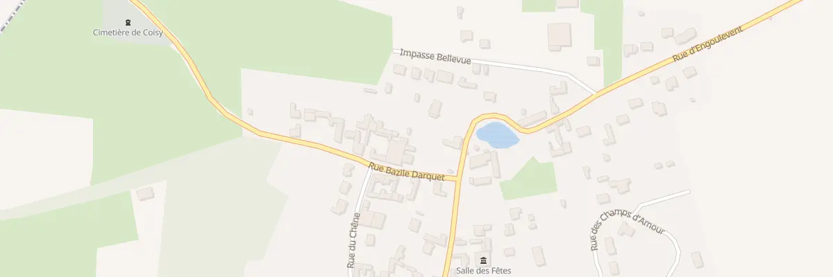 Plan du 2 Rue Bazile Darquet à Coisy
