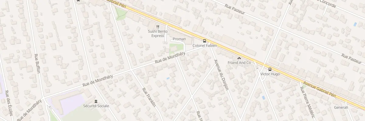 Plan du 1 Rue Hoche à Sainte-Geneviève-des-Bois