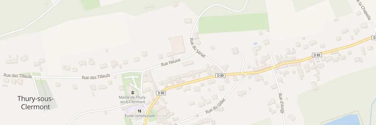Plan du 96 Rue Neuve à Thury-sous-Clermont
