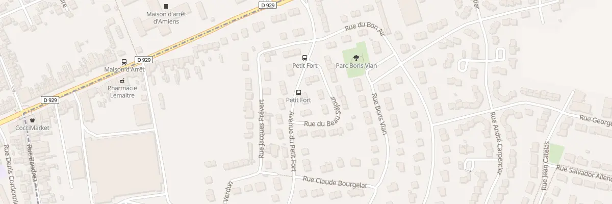 Plan du 23 Av du Petit Fort à Rivery