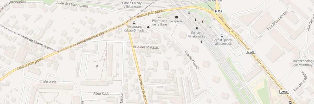 Plan du 14 Vla des Maupas à Épinay-sur-Seine