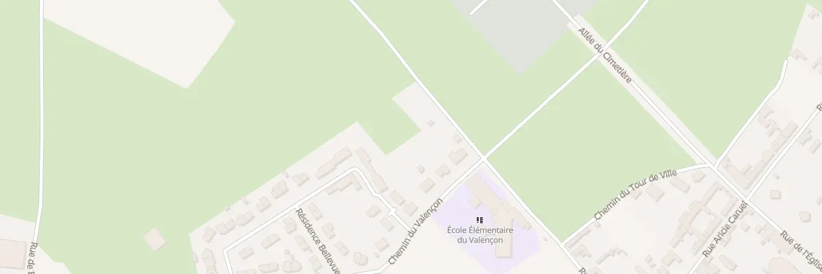 Plan du 48 Che du Valencon à Beauval