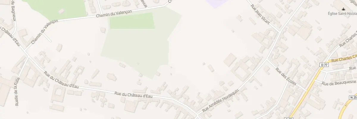 Plan du 12B Rue du Château d’Eau à Beauval