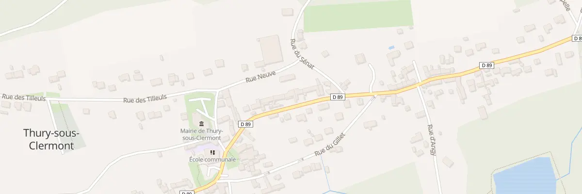 Plan du 119 Rue d’En Haut à Thury-sous-Clermont