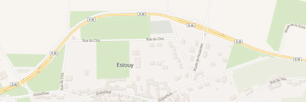 Plan du 17B Rue du Clos à Estouy