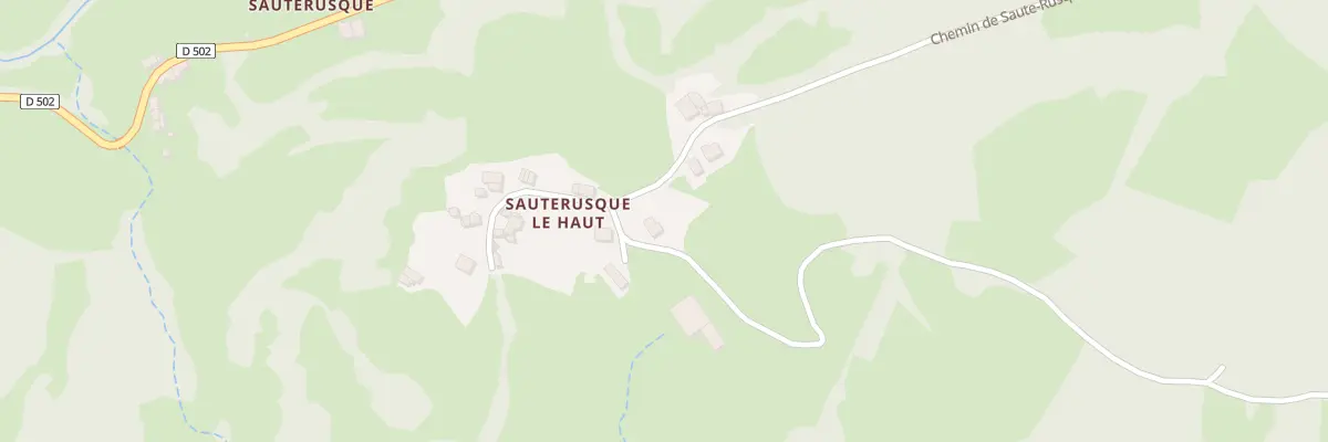 Plan du 5708B Sauterusque à Firmi