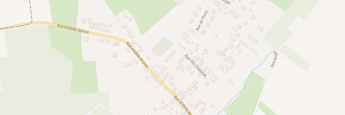 Plan du 60 Rue de Thury à Angy