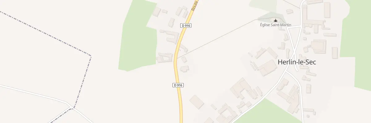 Plan du 29 Rte Nationale à Herlin-le-Sec